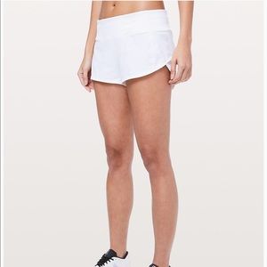 Whites Lululemon shorts